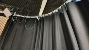 Black Molton 300g/m2 (flame retardant)