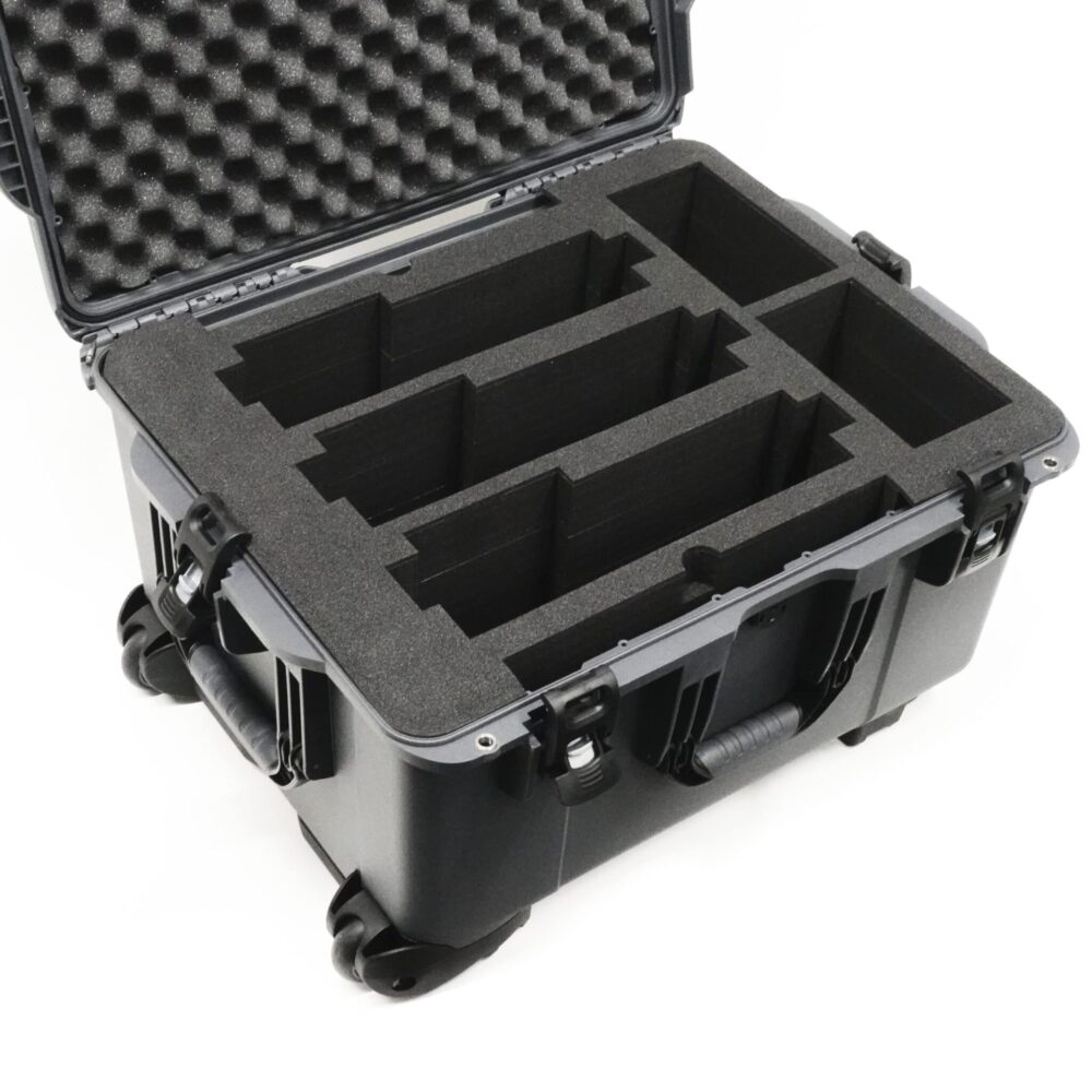 3 x Black KINOTEHNIK Practilite 802 Kit with Accessories