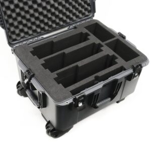 3 x Black KINOTEHNIK Practilite 802 Kit with Accessories