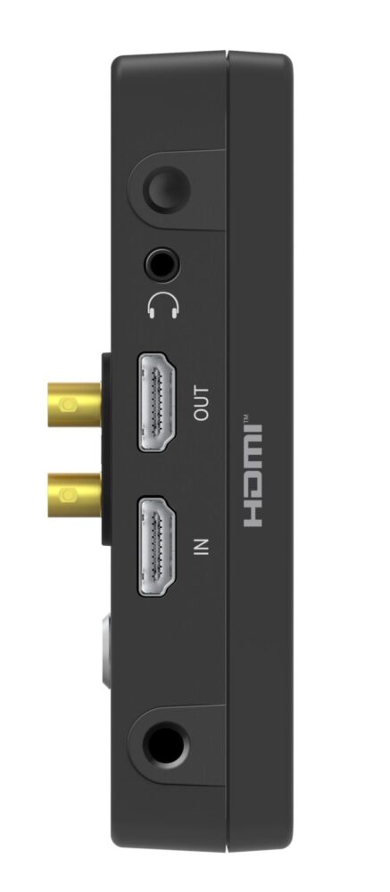 7″ TVLOGIC F-7HS FHD field monitor, cross conversion