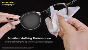 NITECORE Anti-Fog Wipes, 30 packs/box