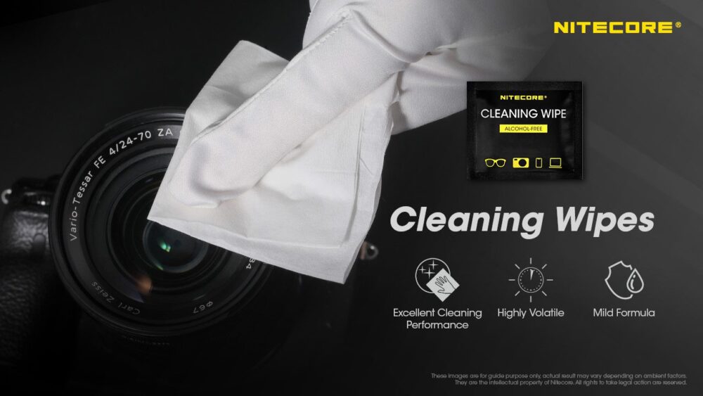 NITECORE puhastuslapid, 60 tk