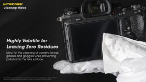 NITECORE puhastuslapid, 60 tk