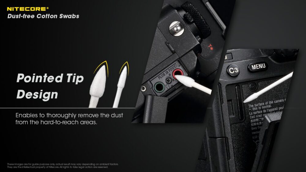 NITECORE tolmuvabad puhastuspulgad