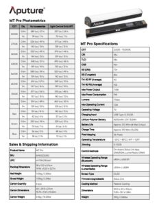 APUTURE MT Pro mini LED tube light