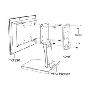 13.3" LILLIPUT TK1330-NP/C 1920x1080 monitor with AV, VGA, HDMI