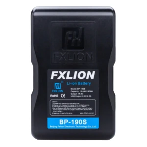 FXLION Cool Black V-mount aku, 14.8V, 190Wh, USB, D-Tap