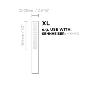 BUBBLEBEE The Spacer Bubble shotgun mic wind protection