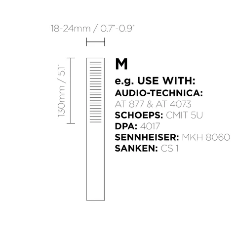 BUBBLEBEE The Spacer Bubble shotgun mic wind protection