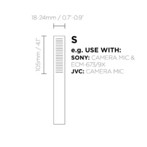 BUBBLEBEE The Spacer Bubble shotgun mic wind protection