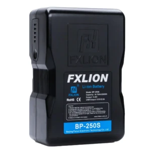 FXLION Cool Black V-mount aku, 14.8V, 250Wh, USB, D-Tap