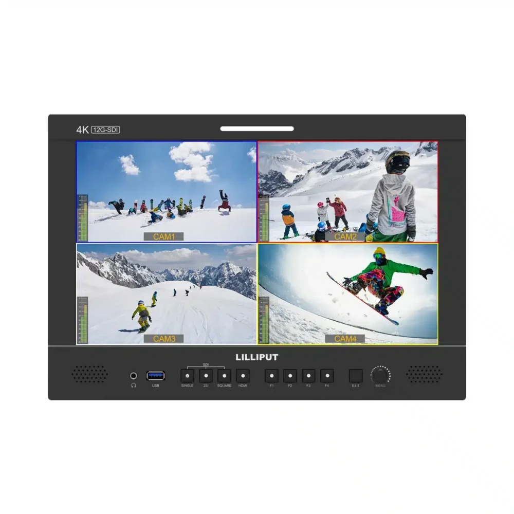 13.3" LILLIPUT Q13 4K 12G-SDI broadcast studio monitor