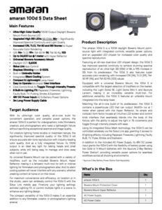 AMARAN 100d S point-source daylight LED light