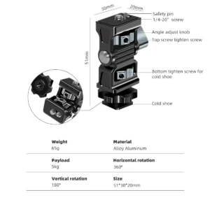 Magic Head with cold-shoe mount