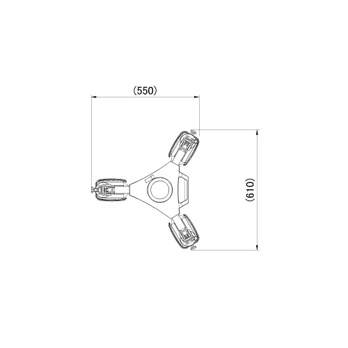 LIBEC P110S COMPACT Pedestal for Studio use