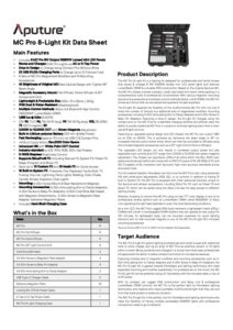 APUTURE MC Pro 8-Light Kit