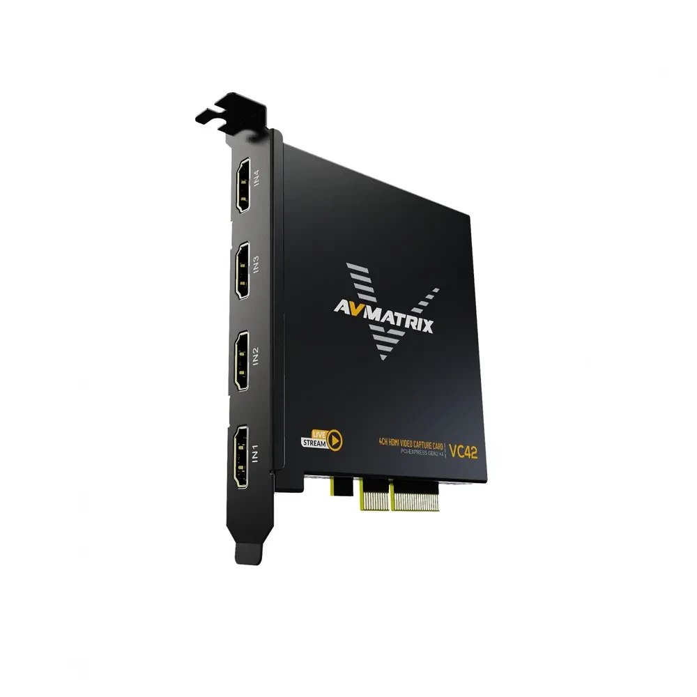 AVMATRIX VC42 4-CH HDMI PCIE Capture Card