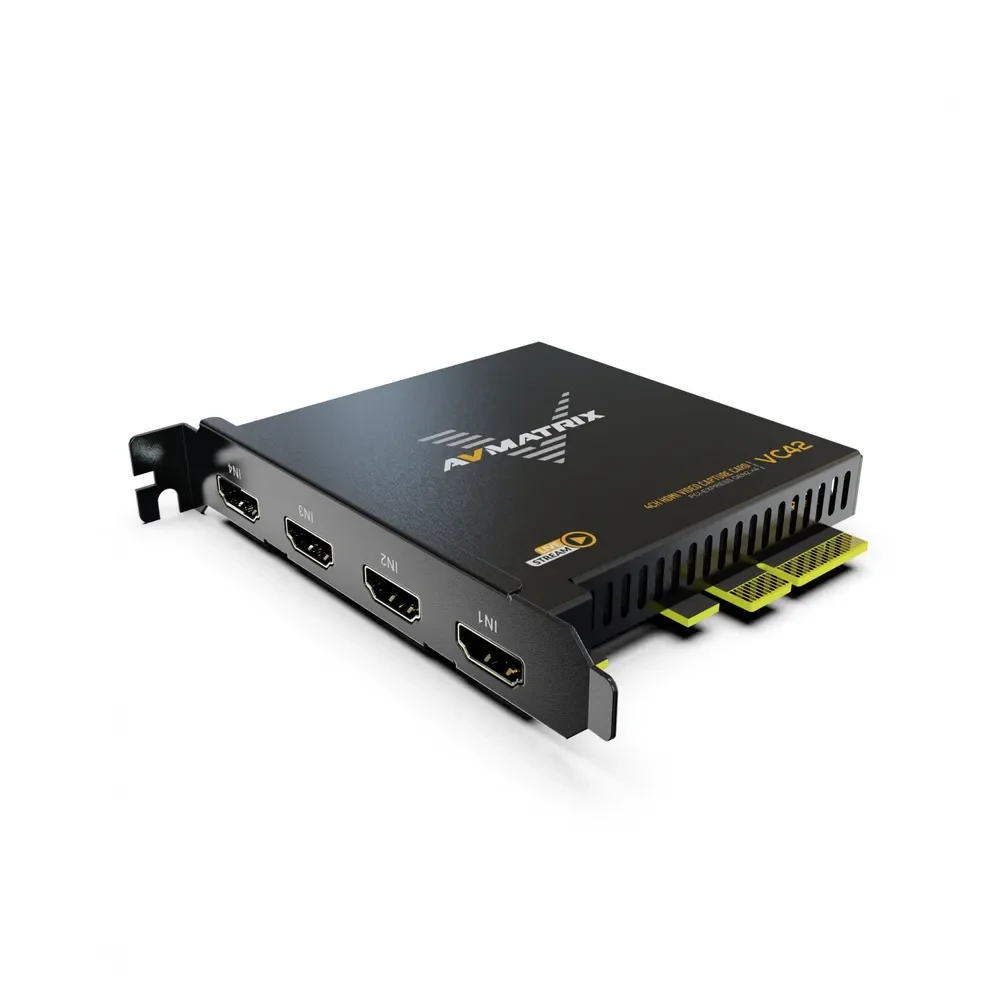 AVMATRIX VC42 4-CH HDMI PCIE Capture Card