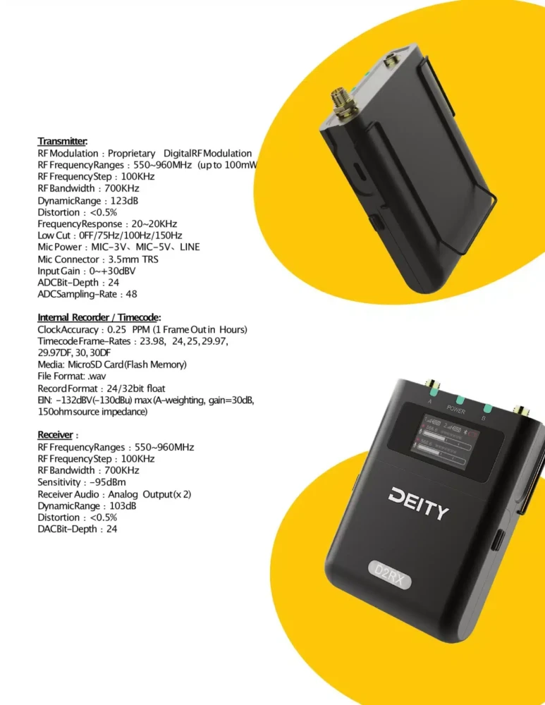 DEITY Theos Digital Wireless 2ch Kit