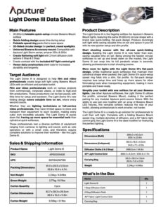 APUTURE Light Dome III