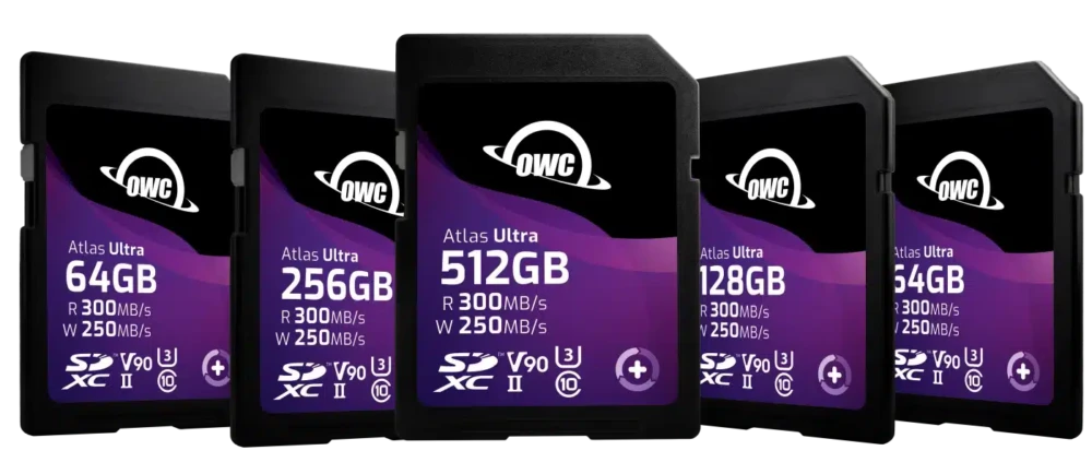 OWC Atlas Ultra SDHC UHS-II R300/W250 (V90) memory card