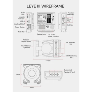 PORTKEYS LEYE III 4K HDMI Camera Viewfinder
