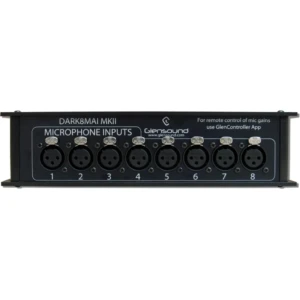GLENSOUND DARK8MAI MKII 8 input mic amp for Dante/ AES67