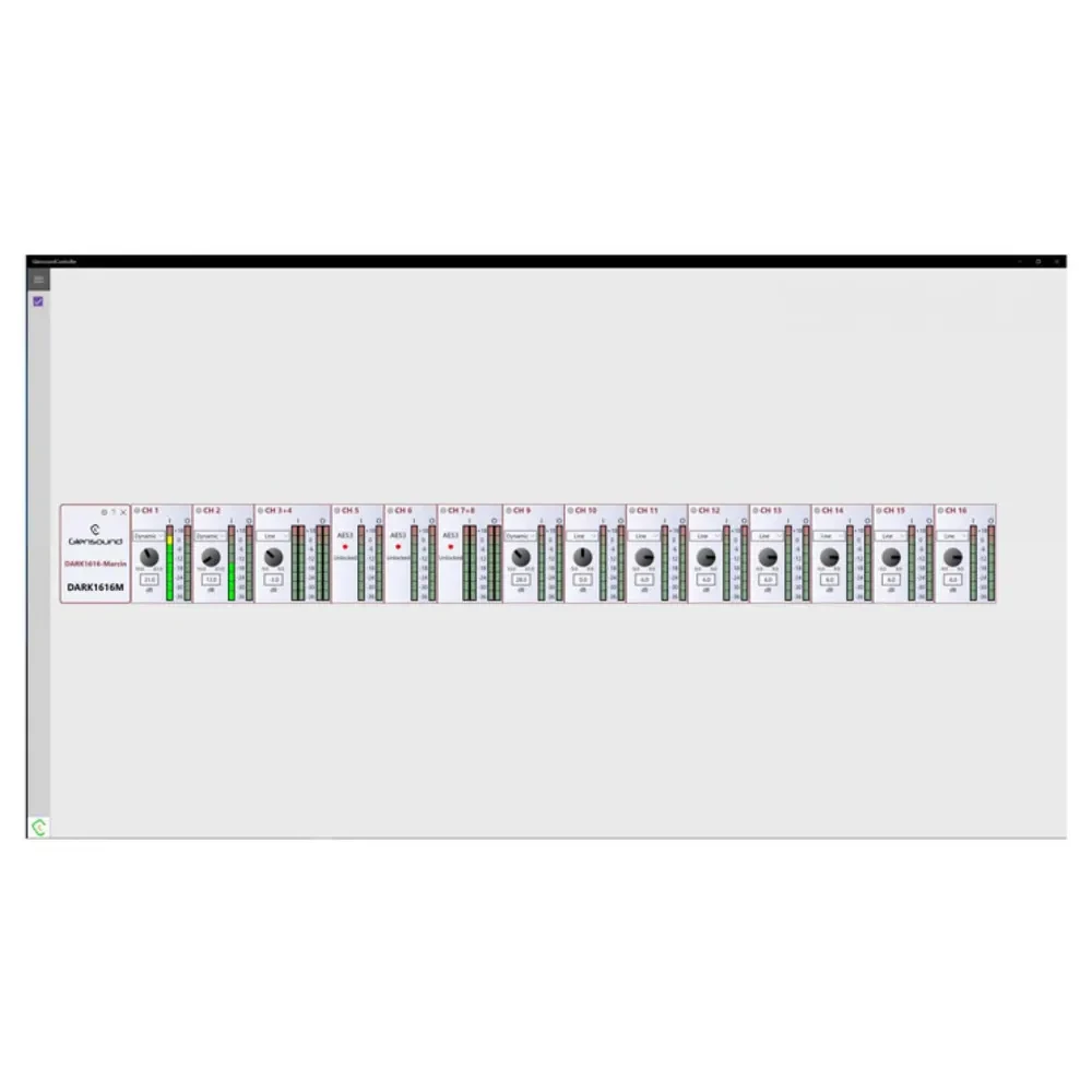 GLENSOUND DARK1616M network audio interface