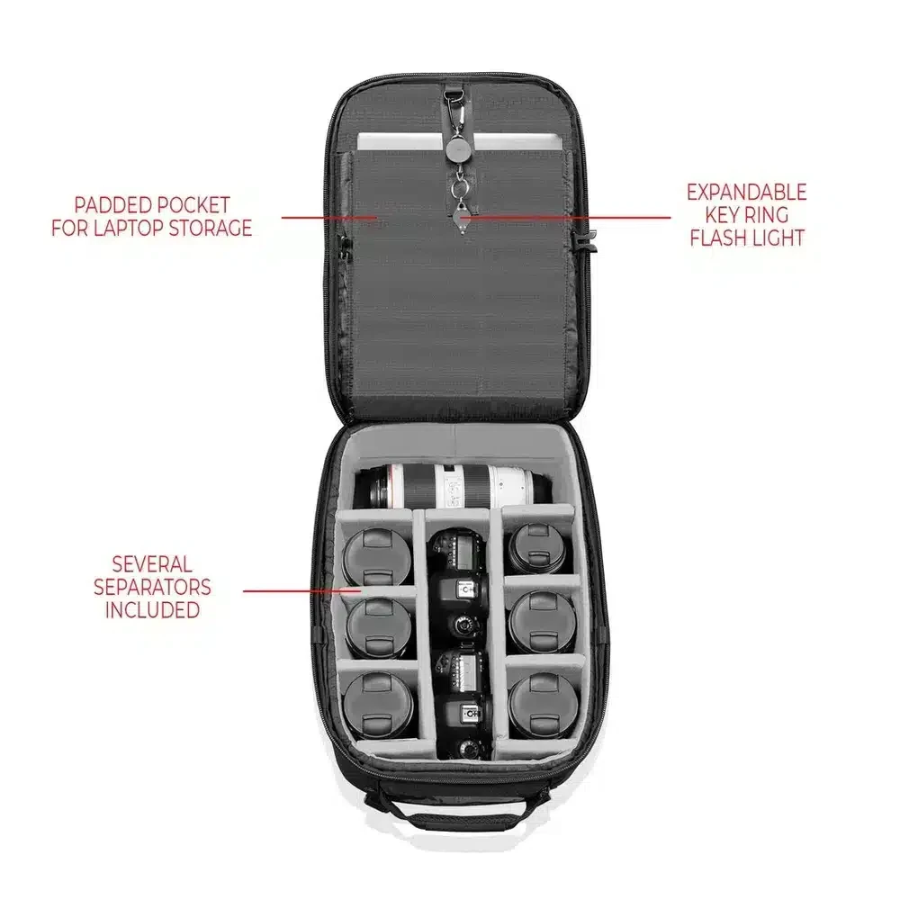 SHAPE Rolling Camera Bag Backpack