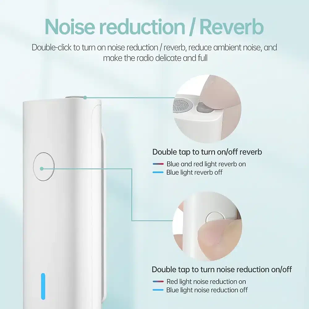 LENSGO 518C wireless dual lavalier USB-C microphone with 5 colors