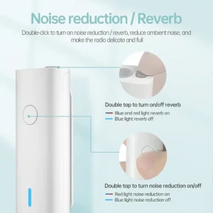 LENSGO 518C wireless dual lavalier USB-C microphone with 5 colors