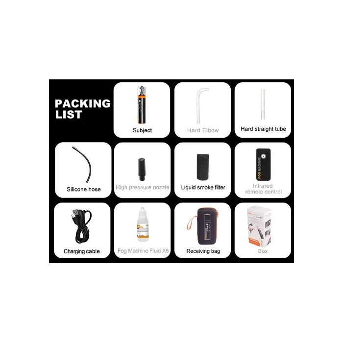 LENSGO Smoke S portable fog machine (30W)