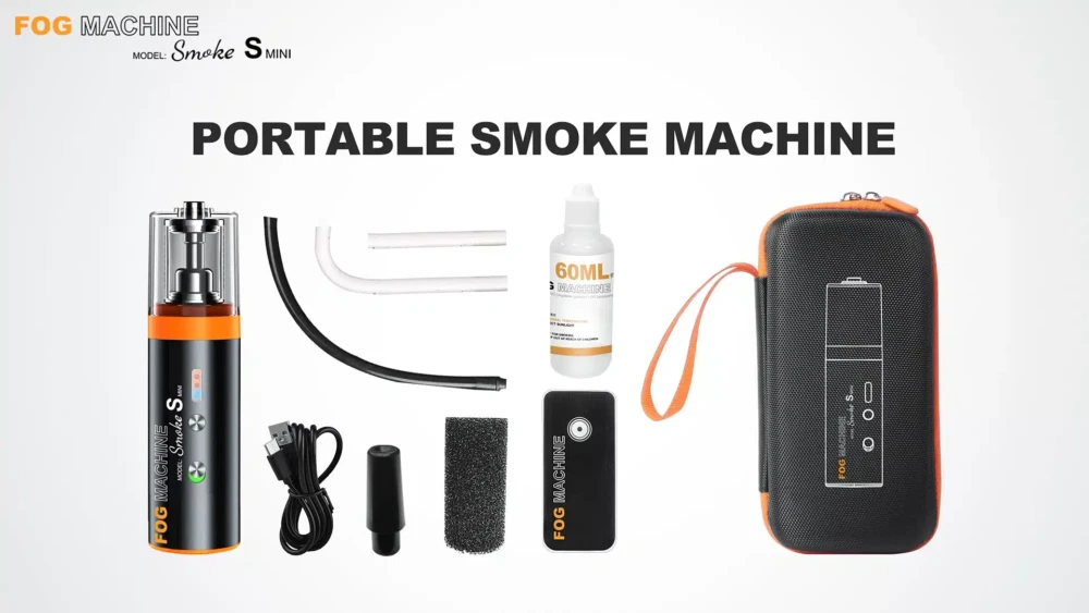 LENSGO Smoke S Mini portable smoke machine (15W)