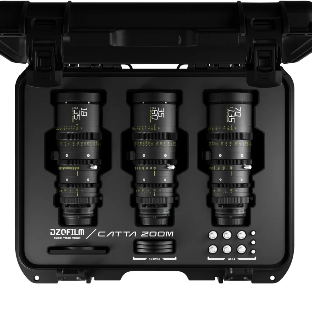 DZOFILM Catta Zoom 18-35 | 35-80 | 70-135mm T2.9-22 lenses