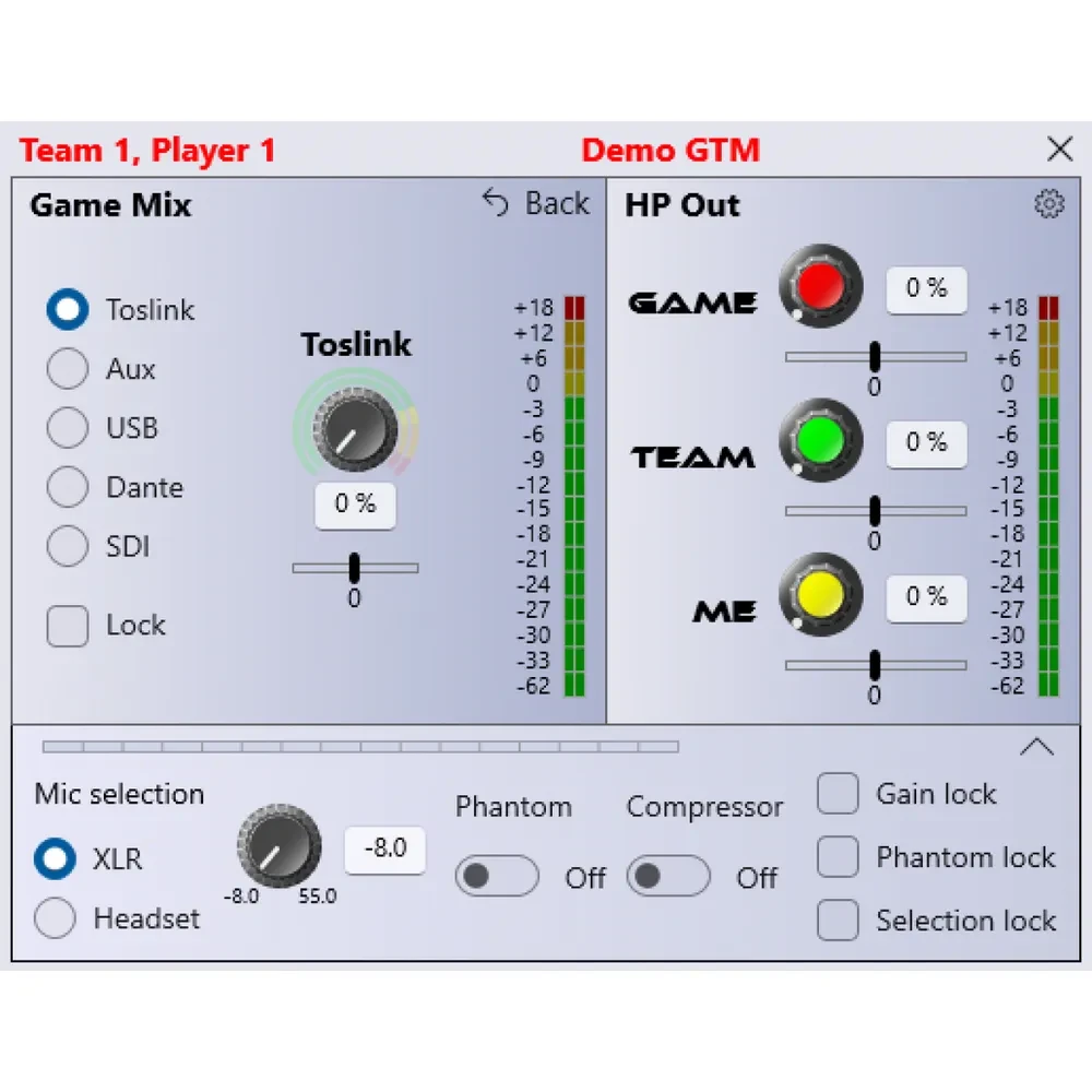 GLENSOUND GTM SDI eSports Gamers Interface