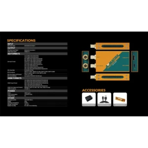 AVMATRIX SC1112-12G 12G-SDI to HDMI2.0 4K broadcast converter