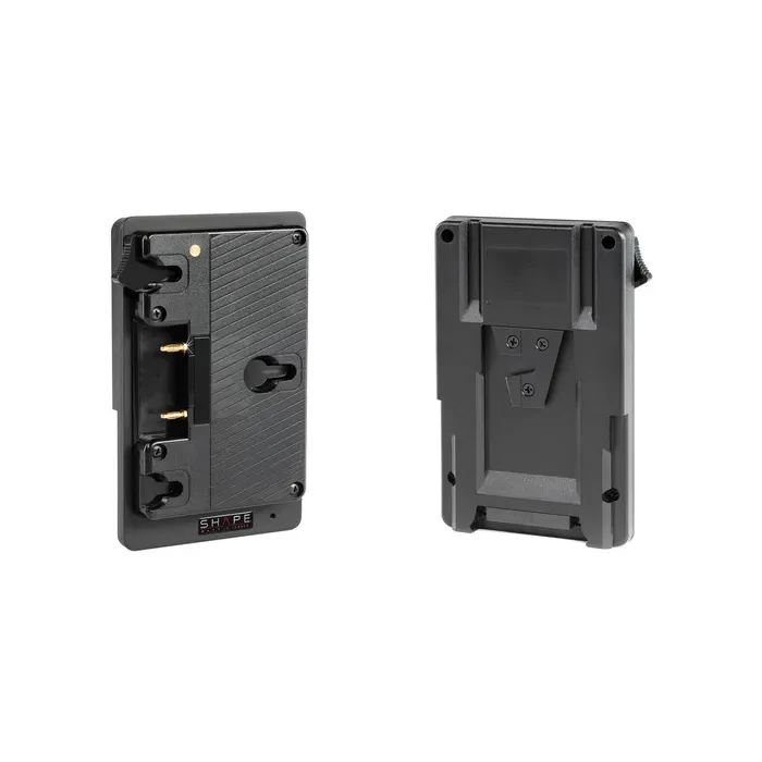 SHAPE Gold Mount to V-Mount Regulated Battery Converter