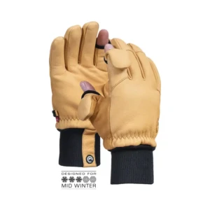 VALLERRET Hatchet Leather Photography Gloves Natural