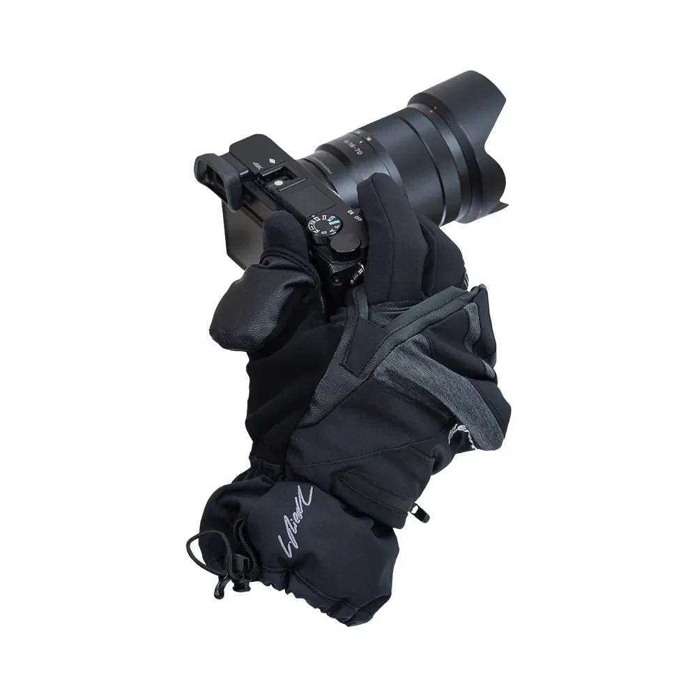 VALLERRET Skadi Zipper Mitt LRS: Black