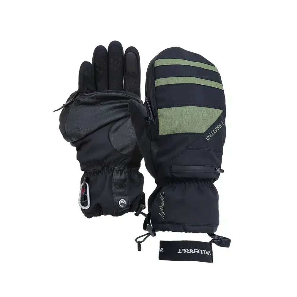 VALLERRET Skadi Zipper Mitt LRS: Green, limited edition