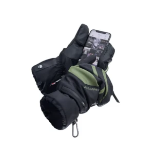 VALLERRET Skadi Zipper Mitt LRS: Green, limited edition