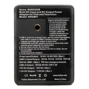 FXLION Nano Hub – Multi Voltage Adapter