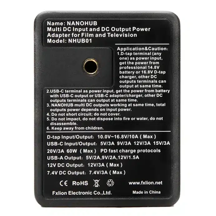 FXLION Nano Hub – Multi Voltage Adapter