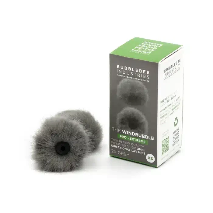 BUBBLEBEE Windbubble PRO lavalier microphone windshield