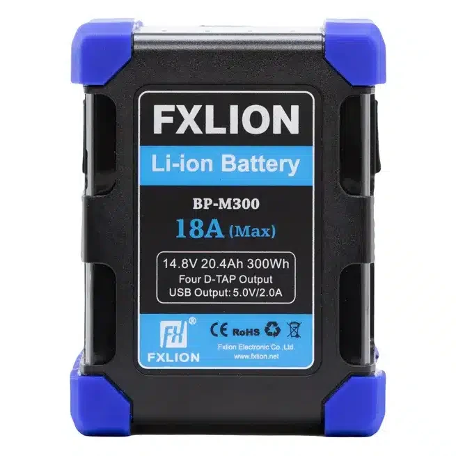FXLION 300Wh High Power Square Battery with impact-proof rubber corners