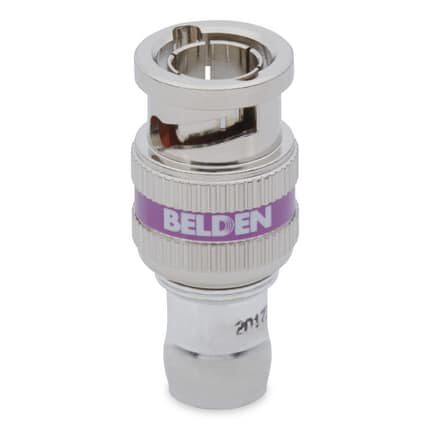 BELDEN 4855RBUHD1 - 12 GHz Mini-RG59 BNC connector