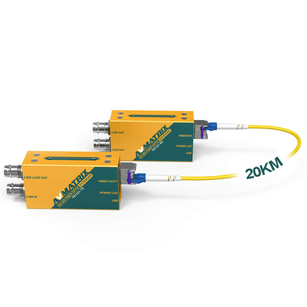 AVMATRIX FE1121 3G-SDI fiber optic extender