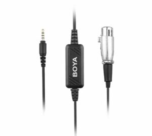 BOYA BY-BCA6 XLR to 3.5mm plug microphone cable