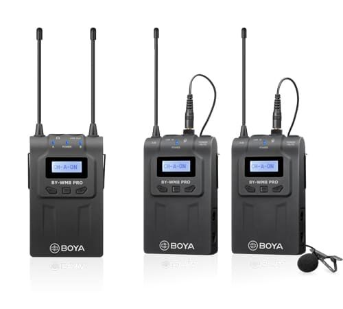 BOYA BY-WM8 Pro-K2 dual-channel wireless microphone system