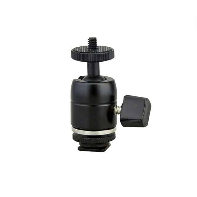 MEDIAGEAR DF-311B/FS-H08 ball head with cold shoe mount, large